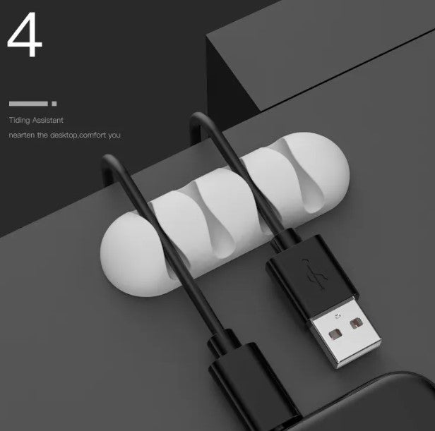 Wire Organizer Cord Management Clip – Cable Organizer for Desk, Home & Office