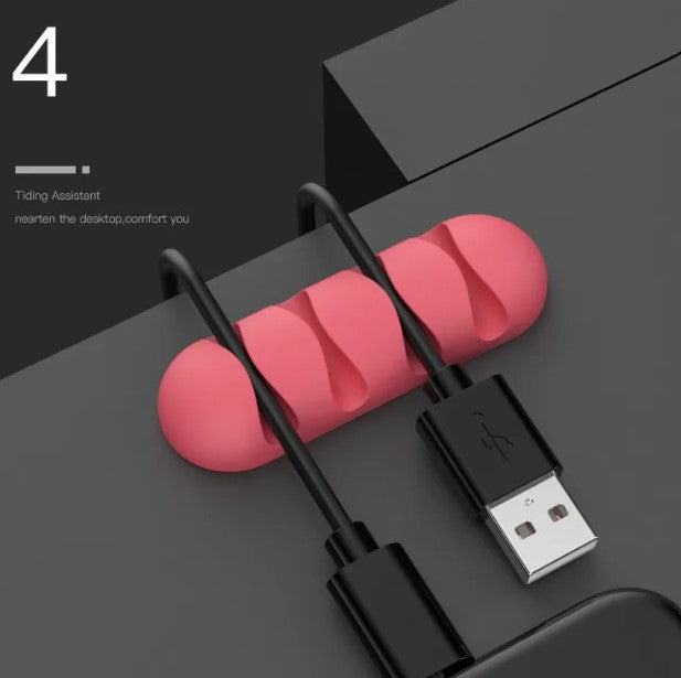 Wire Organizer Cord Management Clip – Cable Organizer for Desk, Home & Office
