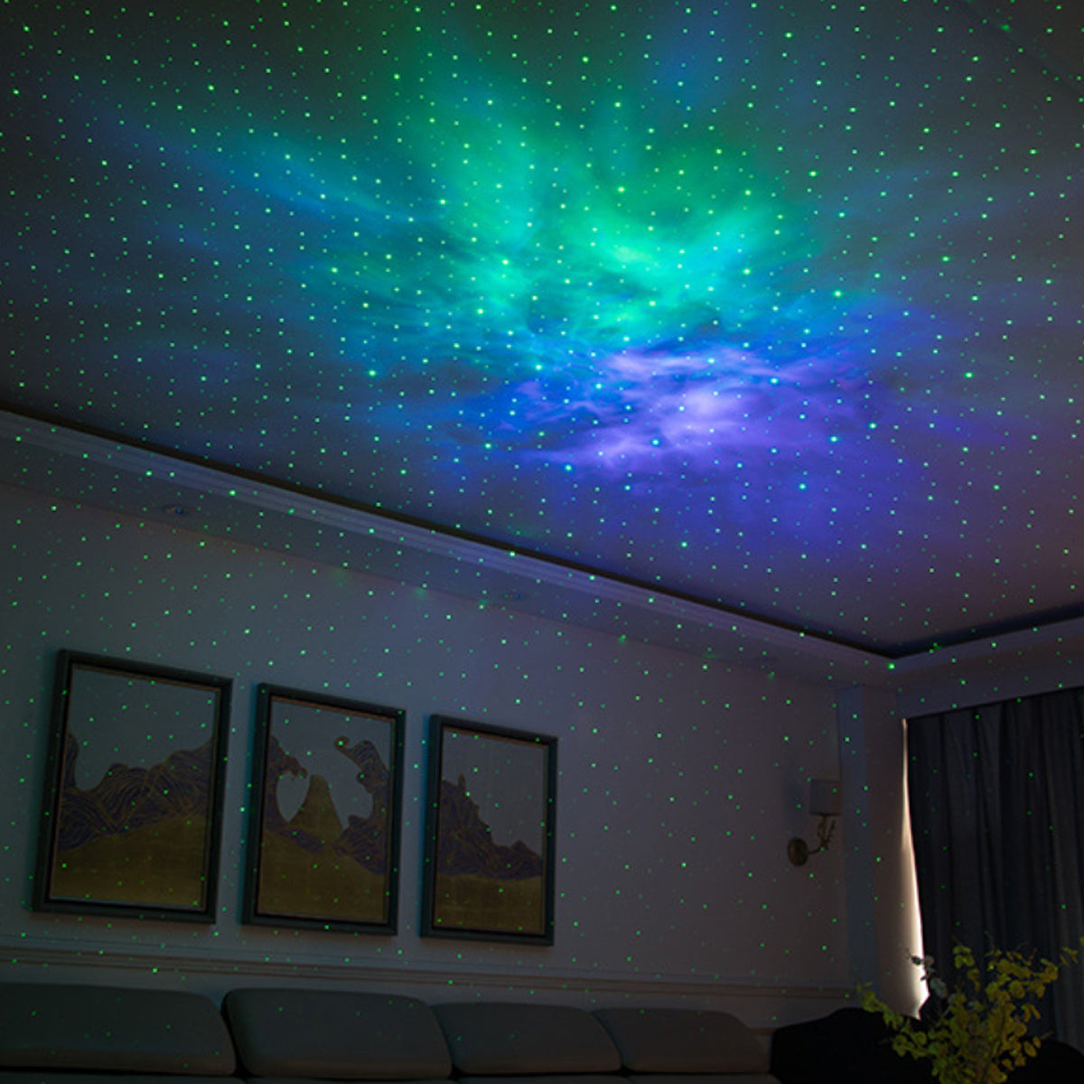 Star Galaxy Night Light Projector – LED Mood Lamp for Bedroom, Sleep, and Relaxation