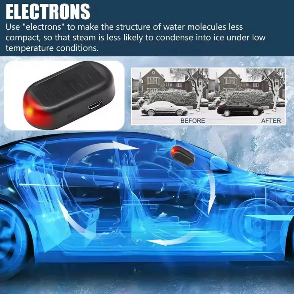 Anti Frost Car, Car Interference Anti-Frost Device, Electromagnetic Molecular Interference Antifreeze Snow Removal Tool, Windscr