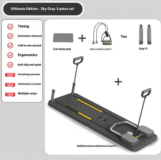 Household Abdominal Wheel Fitness Board – Multi-Function Core Training Board for Abs & Home Workout
