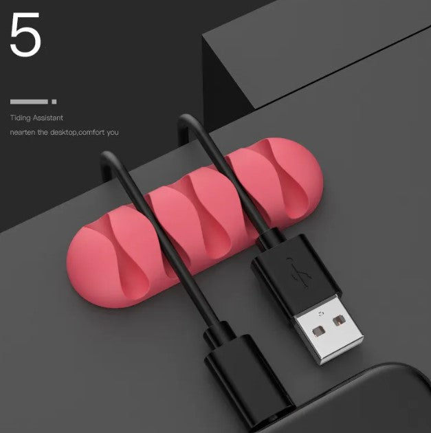 Wire Organizer Cord Management Clip – Cable Organizer for Desk, Home & Office
