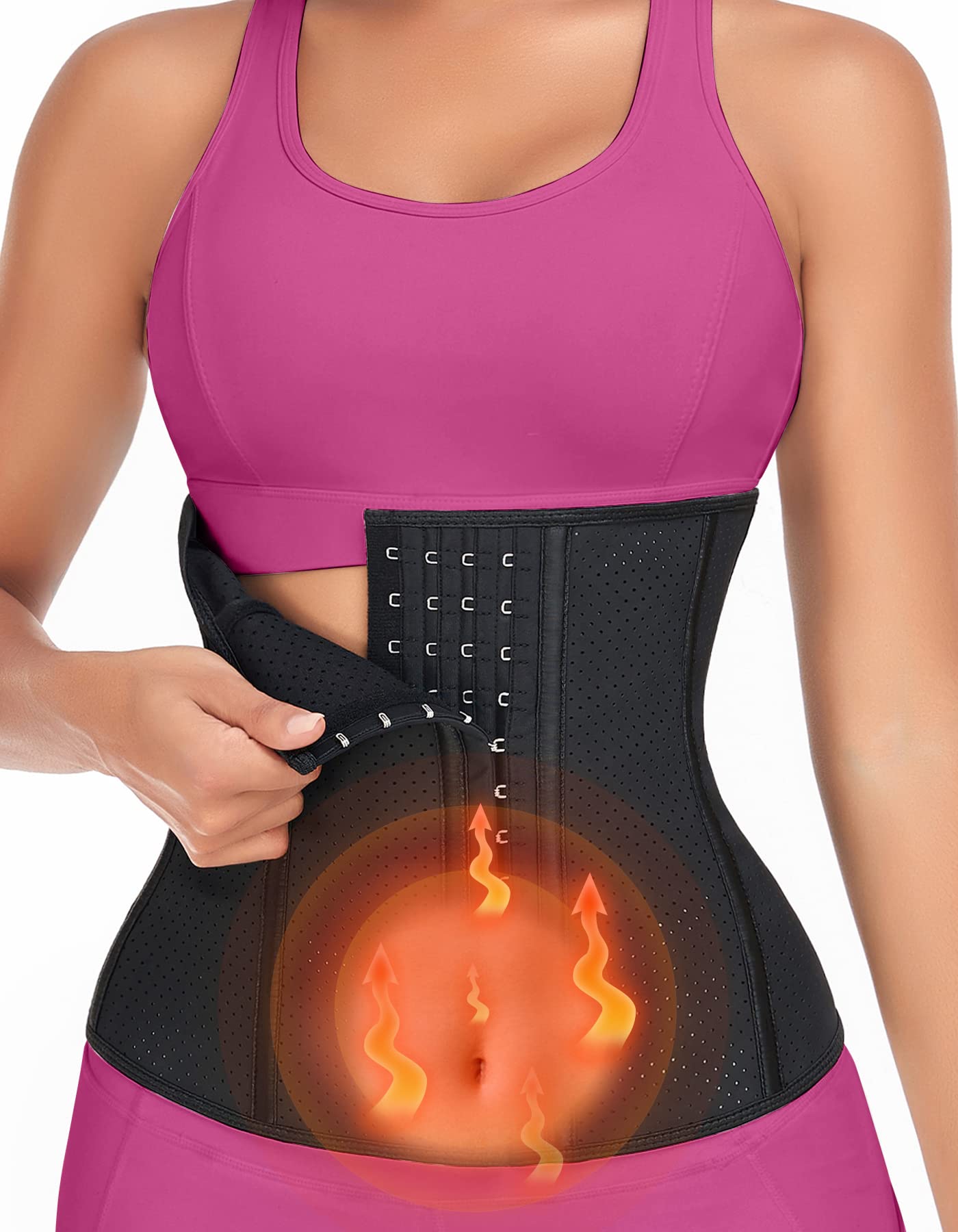 Waist Trainer for Women  Workout Body Shaper & Sport Belt