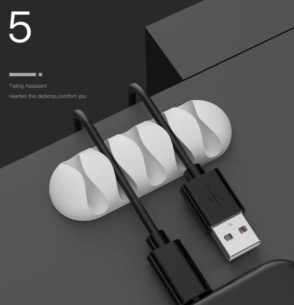 Wire Organizer Cord Management Clip – Cable Organizer for Desk, Home & Office