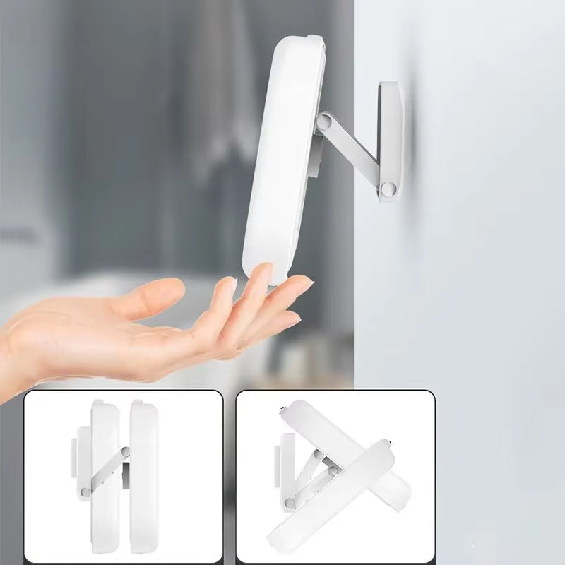 Adjustable Waterproof Shower Phone Holder Telescoping Arm Rotation Angle Mount for Bathroom Kitchen Wall Bracket Stand