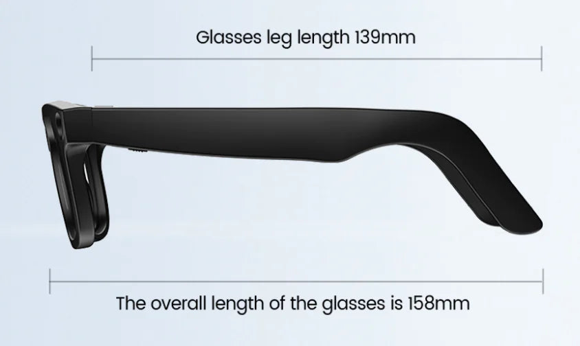 AI Camera Smart Glasses – Hands-Free Smart Eyewear with Real-Time AI Camera for Photography and Video Recording