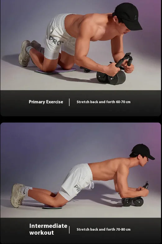 Automatic Rebound Abdominal Wheel – Smart Ab Roller with Auto Return for Core & Home Workout Training