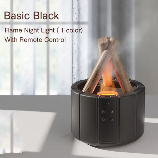 Flame Aroma Diffuser – LED Flame Effect Essential Oil Diffuser for Relaxation, Home Decor, and Aromatherapy