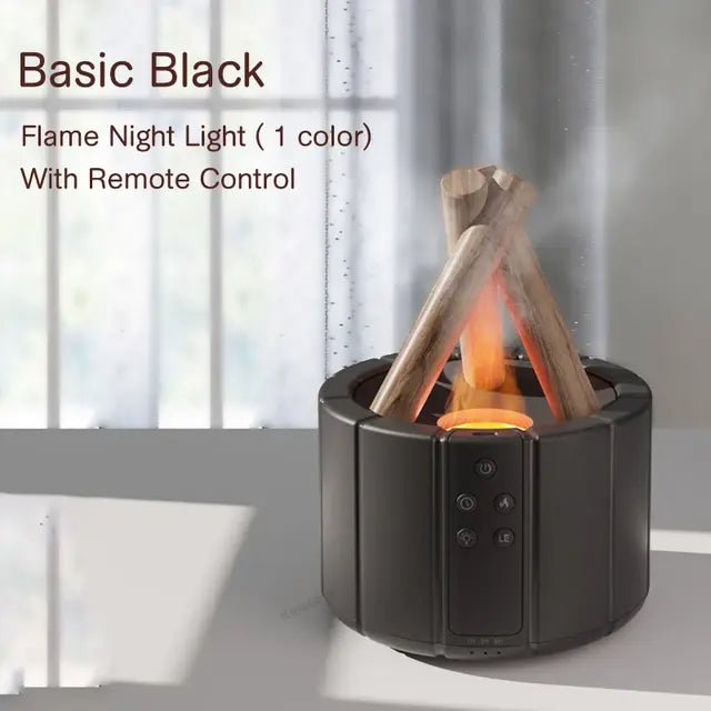 Flame Aroma Diffuser – LED Flame Effect Essential Oil Diffuser for Relaxation, Home Decor, and Aromatherapy
