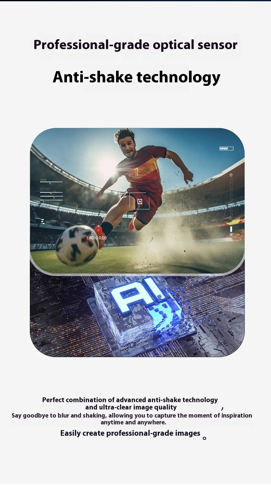 AI Camera Smart Glasses – Hands-Free Smart Eyewear with Real-Time AI Camera for Photography and Video Recording