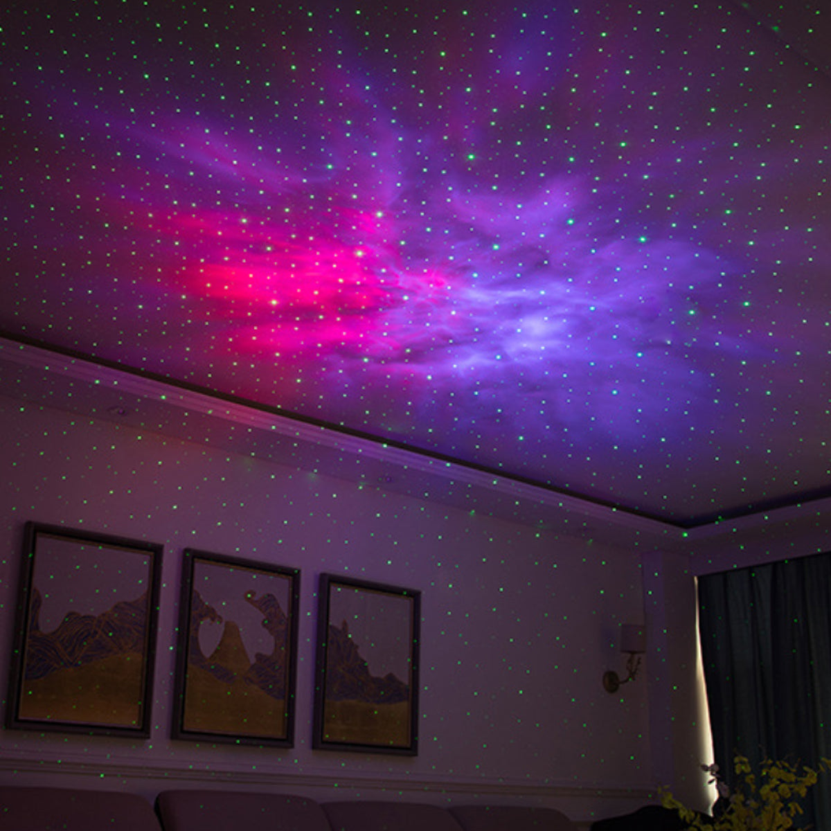Star Galaxy Night Light Projector – LED Mood Lamp for Bedroom, Sleep, and Relaxation