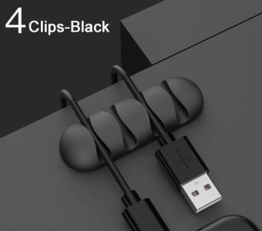 Wire Organizer Cord Management Clip – Cable Organizer for Desk, Home & Office