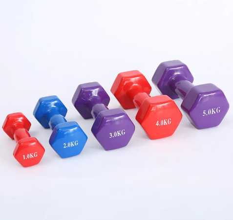 Color Fitness Dumbbells – Vibrant Hand Weights for Home Gym, Strength Training & Exercise