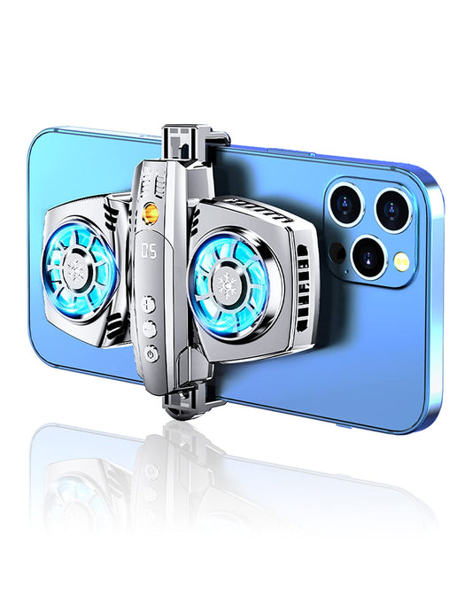Phone Cooler with Temp Display & Dual Cooling Chips – Smart Cooling System for Gaming & Overheating Prevention