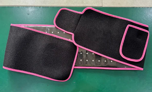 LED Infrared Belt Therapy Device – Red Light & Heat Therapy Belt for Muscle Relaxation, Back & Waist Comfort